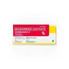 Sorbance-5 Isosorbide Dinitrate 5mg Tablet