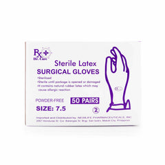 Px Dr. Care Sterile Latex Surgical Gloves Size 7.5