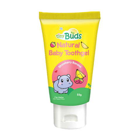 Tiny Buds™ Natural Baby Toothgel Stage 1 Strawberry Banana 55g