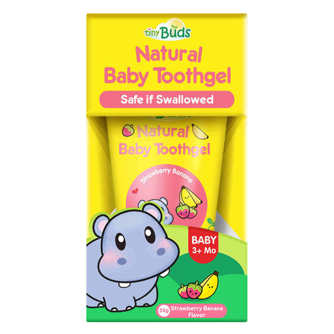 Tiny Buds™ Natural Baby Toothgel Stage 1 Strawberry Banana 55g