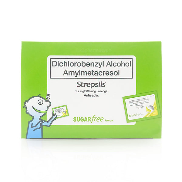 Strepsils® Sugar-free Lemon Antiseptic Lozenges