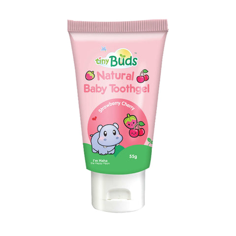 Tiny Buds™ Natural Baby Toothgel Stage 1 Strawberry Cherry 55g