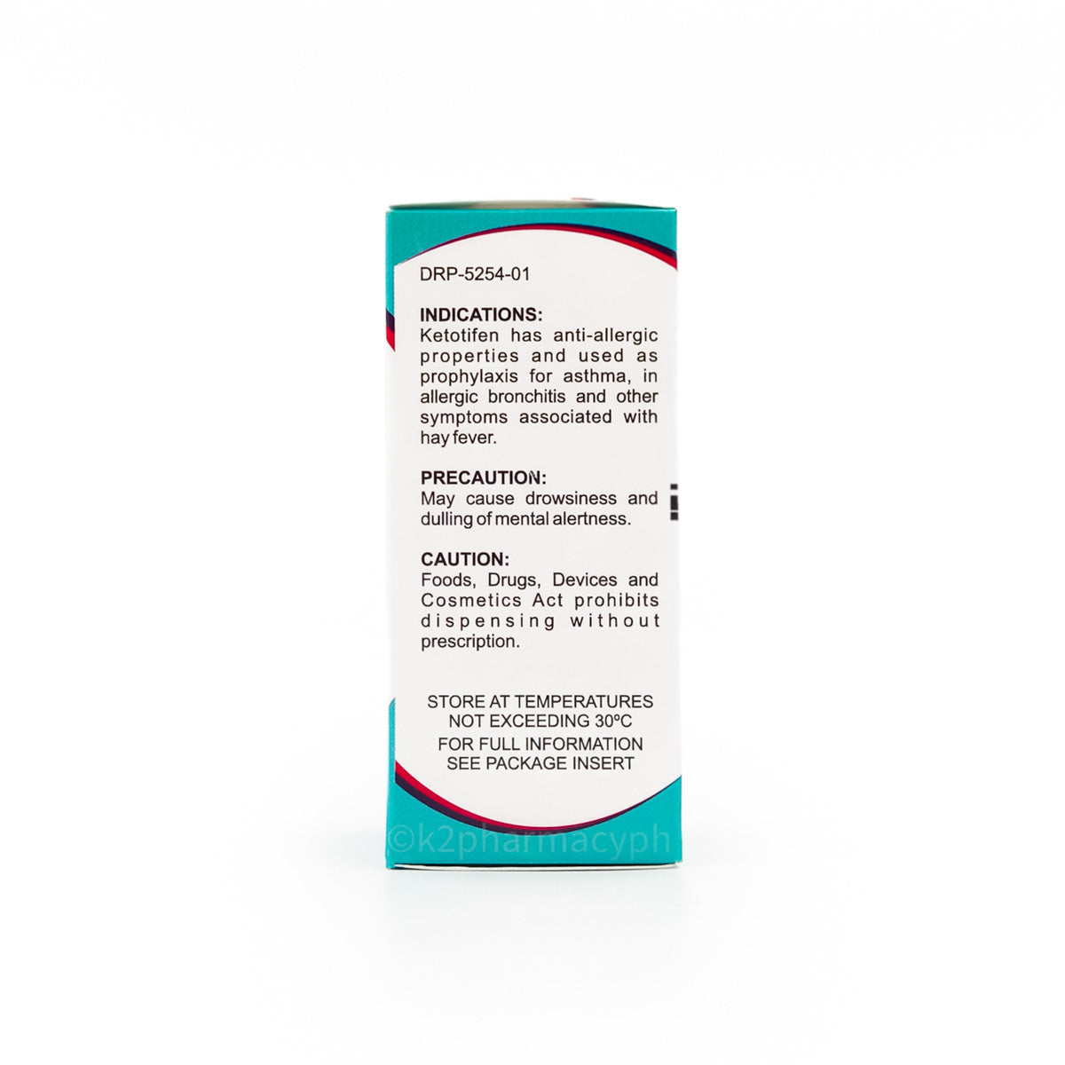 Totifen Ketotifen Fumarate 1mg/5mL Syrup 60mL