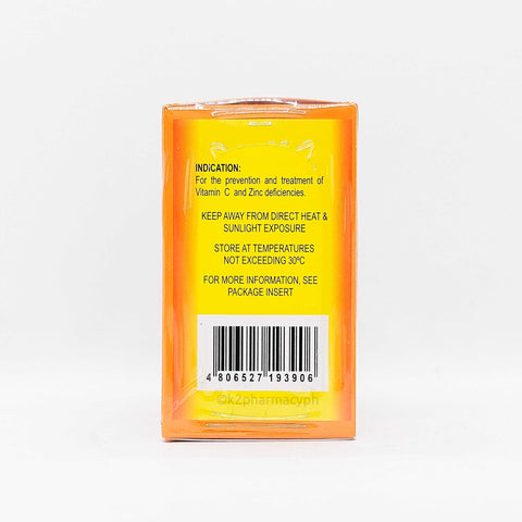 Extracee Xtracee Plus Sodium Ascorbate + Zinc Sulfate 562.5mg / 27.5mg Capsule