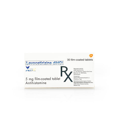Xyzal Levocetirizine diHCI 5mg Tablets