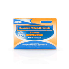 Zolnex Hyoscine-N-Butylbromide 10mg Tablet