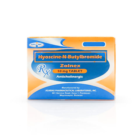 Zolnex Hyoscine-N-Butylbromide 10mg Tablet