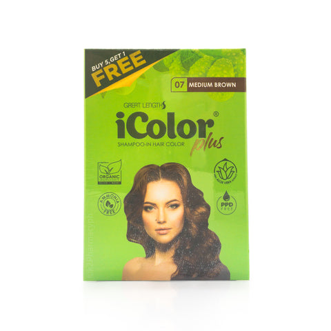 iColor® Plus Shampoo Light Brown 30mL x 10