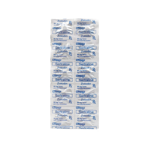 Zolodin Sertraline 50mg Tablet