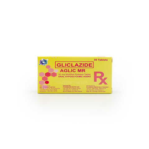 Aglic Mr Gliclazide 30mg Modified Release Tablet