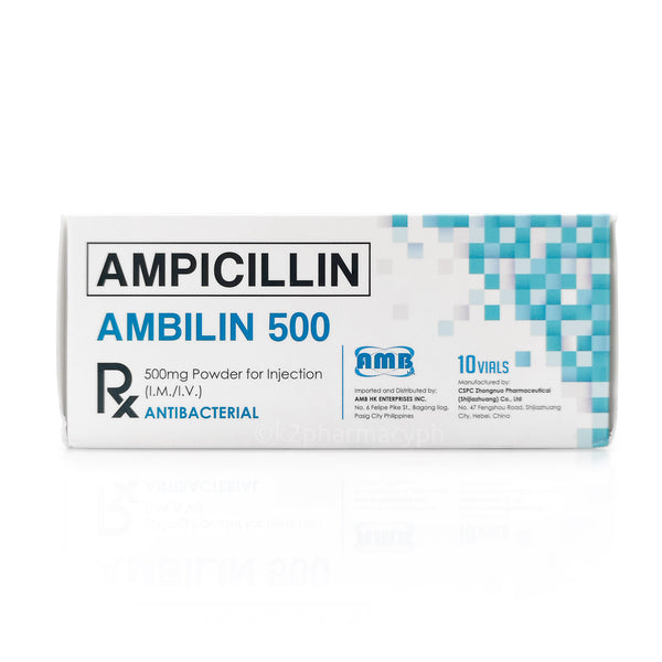 Apalin Ambilin 500 Ampicillin 500mg Powder for Injection (I.M/I.V.)