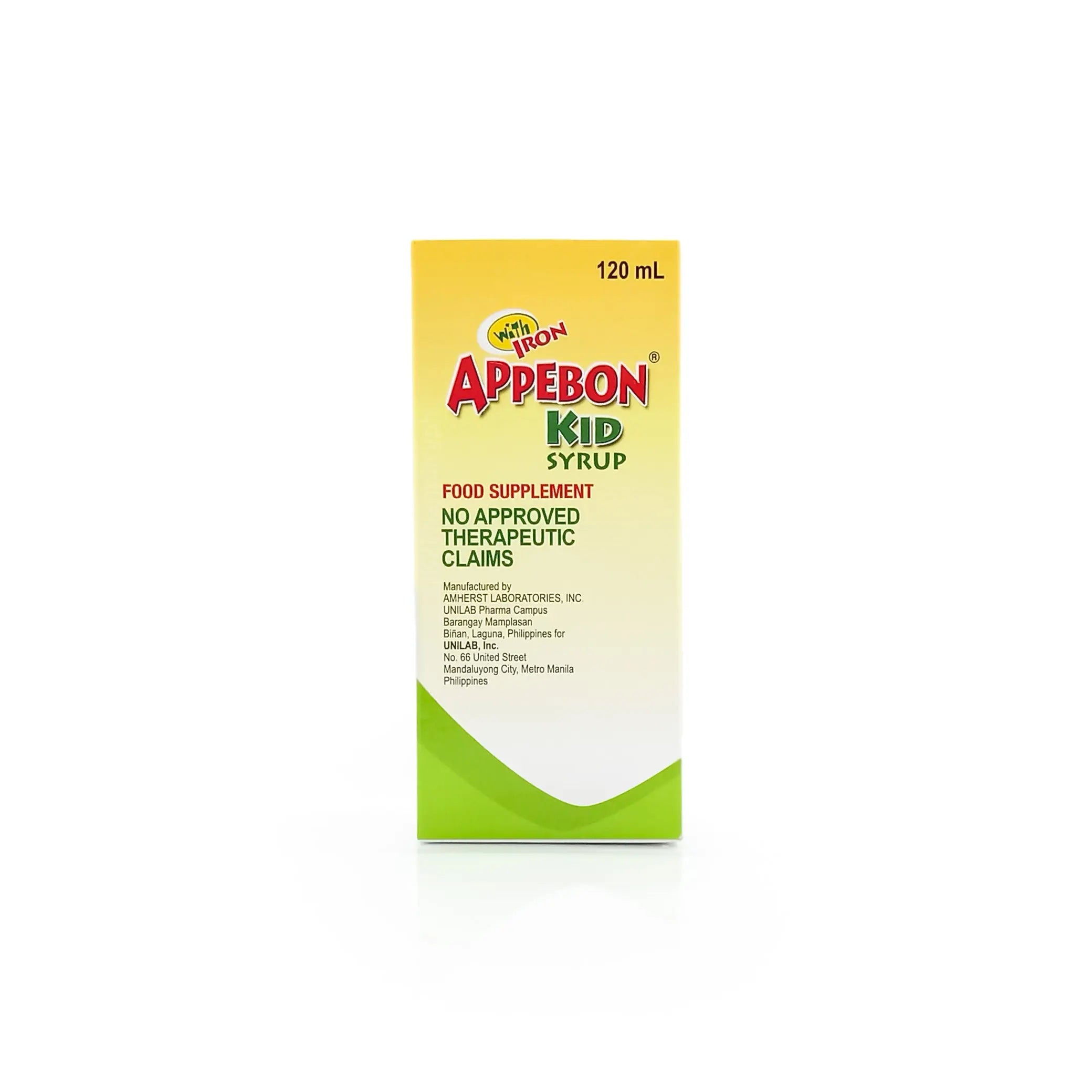 Appebon® Kid Syrup 120ml UNILAB INC. United Laboratories, Incorporated