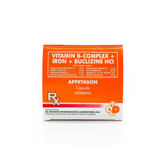 Appetason Vitamin B-Complex + Iron + Buclizine HCI Capsule