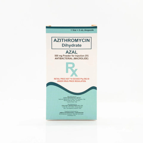 Azal Azithromycin 500mg Powder for Injection (IV) Applied Pharmaceuticals Distribution