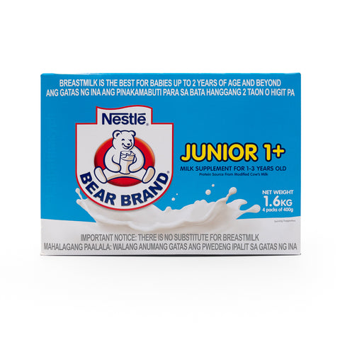 Nestlé® Bear Brand Junior 1+ Milk Supplement 1.6kg