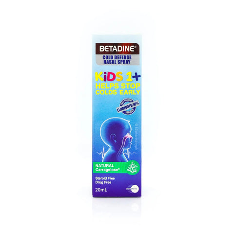 Betadine® Kids Cold Defense Nasal Spray 20mL Natrapharm, Incorporated