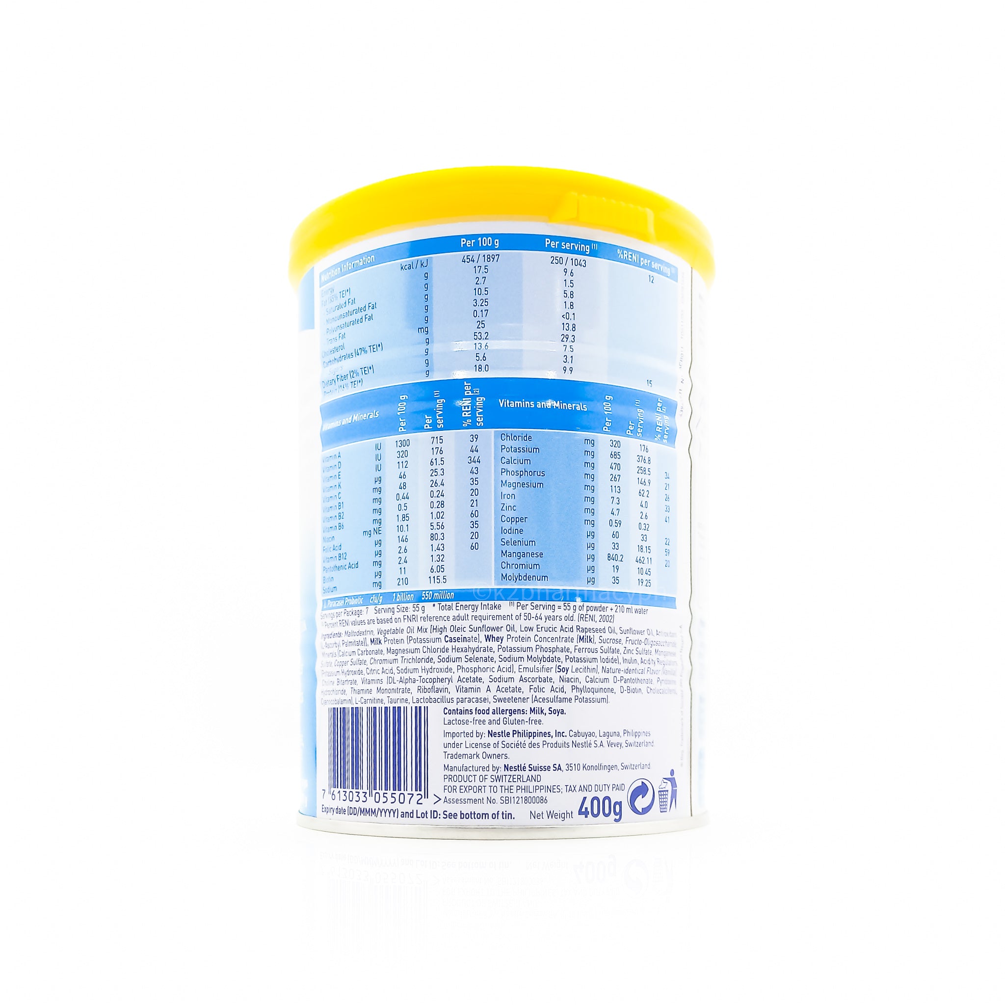 Boost Optium Powder Boost™ Optimum Vanilla 400g