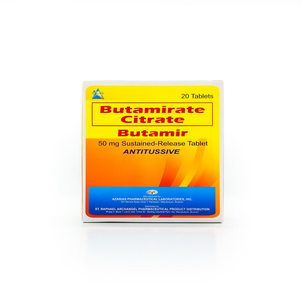 Butamir Butamirate Citrate 50mg Sustained-Release Tablet