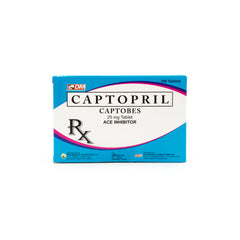 Captobes Captopril 25mg Tablet