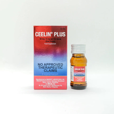 Ceelin® Plus Drops Apple Flavor 15mL Unilab