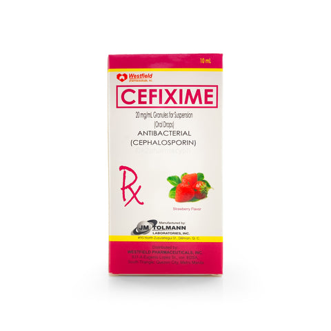 Cefixime 20 mg/ mL Oral drops 10mL