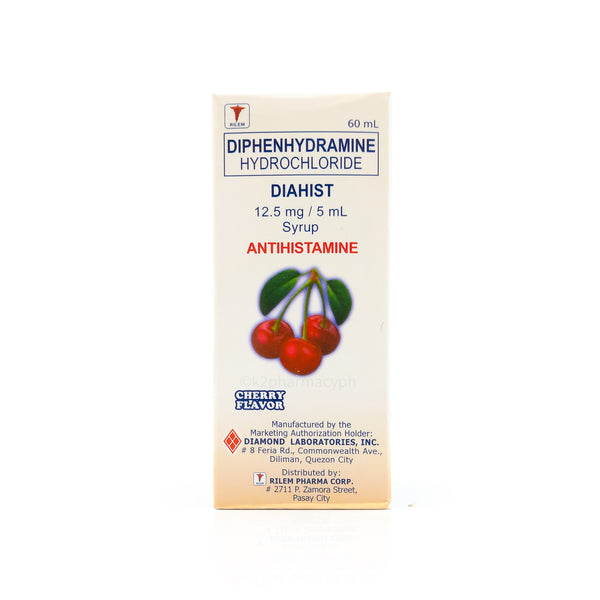 Diahist Diphenhydramine 12.5mg/5mL Syrup 60mL