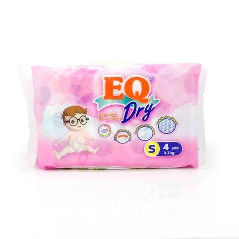 EQ® Dry Disposable Baby Diapers Small (S) Fullwealth Enterprises