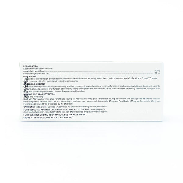 Fenostat® 10mg/160mg Tablets