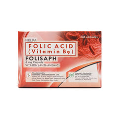 Folisaph Folic Acid 5mg Capsule