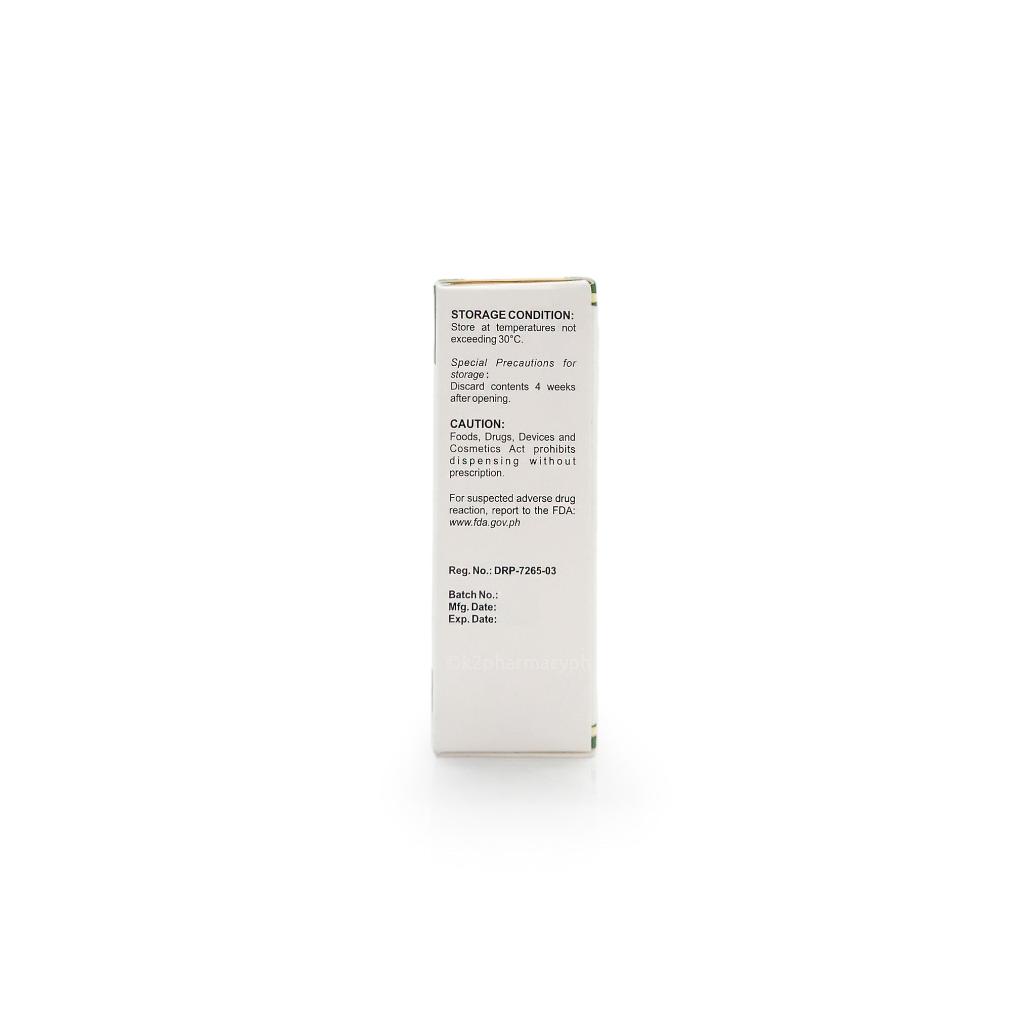 Gentago Gentamicin 3mg/mL (0.3 w/v) Ophthalmic / Otic Solution