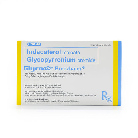 Glycoair™ Breezhaler® 110mcg / 50mcg Powder for Inhalation