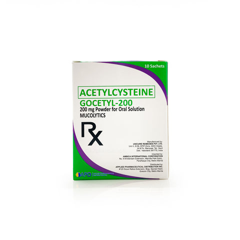 Gocetyl - 200 Acetylcysteine 200mg Powder for Oral Solution