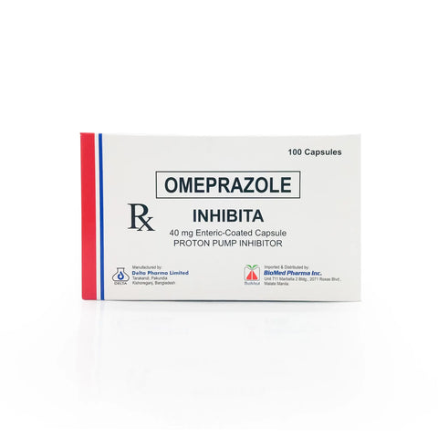 Inhibita Omeprazole 40mg Capsules Regimed Pharmaceutical