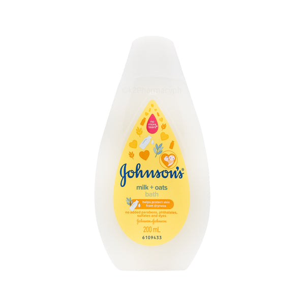 Johnson's® Baby Bath Milk+Oats 200mL