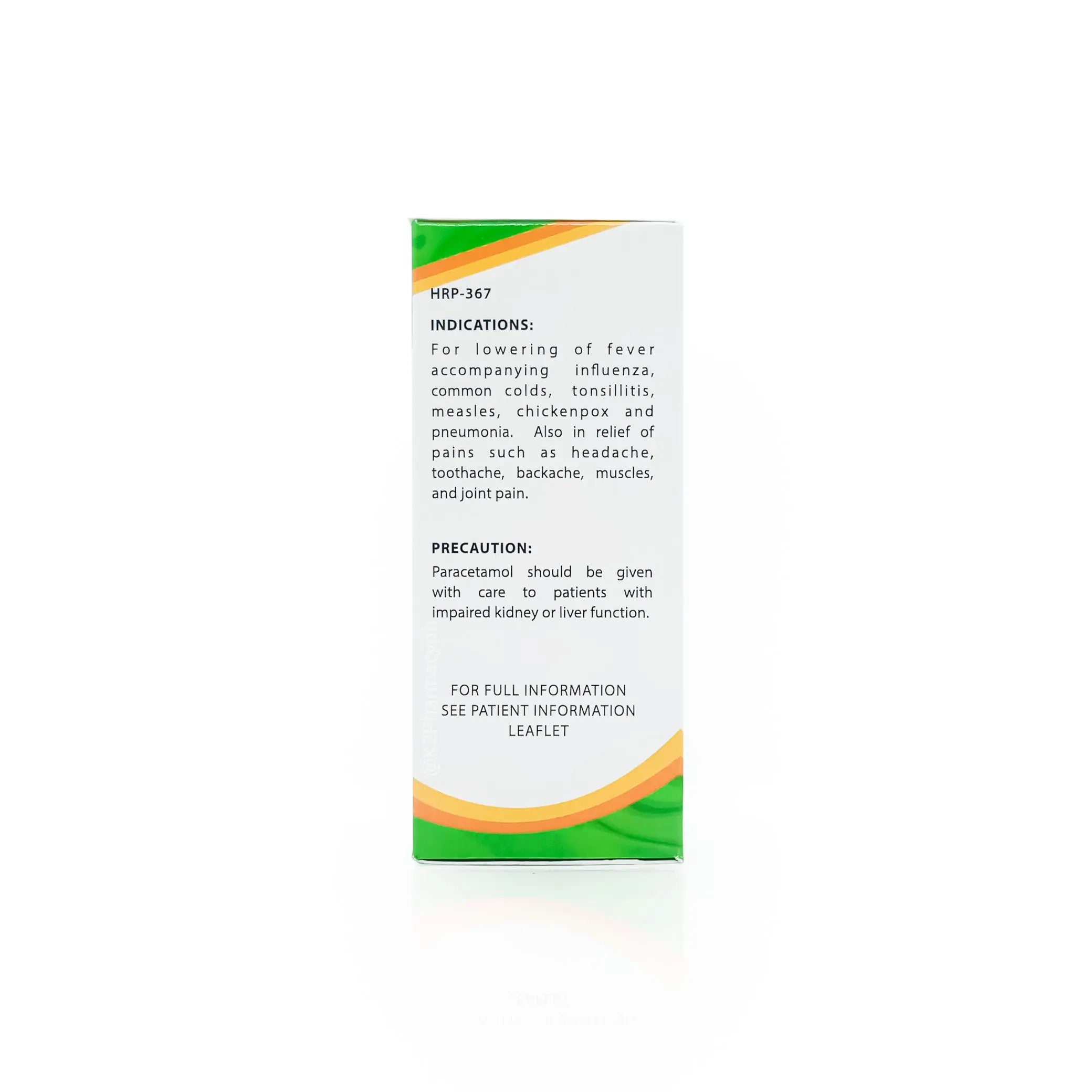 Kidicef Paracetamol 125mg / 5mL Suspension Caramel Flavor 60mL Regimed ...