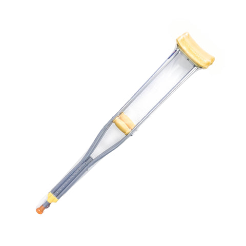 Px Dr. Care Axillary Crutches in Yellow and Gray