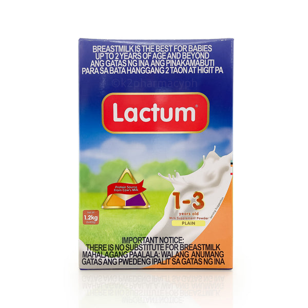Lactum® (1-3yo) Plain Milk Supplement 1.2kg