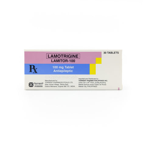 Lamitor-100 Lamotrigine 100mg Tablet