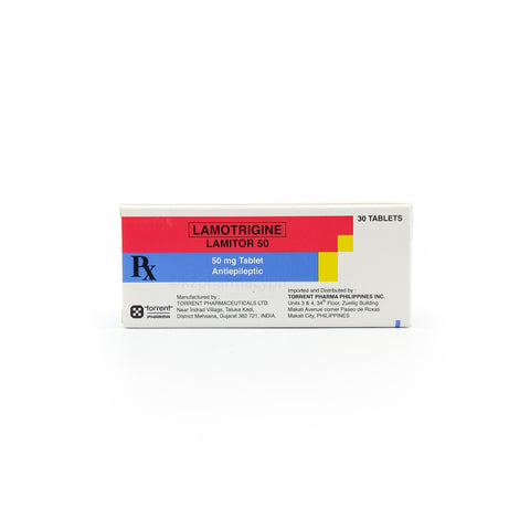 Lamitor-50 Lamotrigine 50mg Tablet