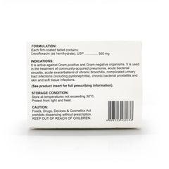 Legreat Levofloxacin 500mg Tablets