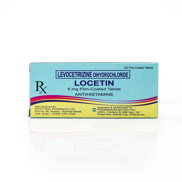 Locetin Levocetirizine Dihydrochloride 5 mg Film-Coated Tablet Regimed Pharmaceutical