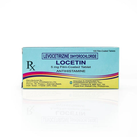 Locetin Levocetirizine Dihydrochloride 5 mg Film-Coated Tablet Regimed Pharmaceutical