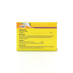 Lorarex Loratadine 10mg Tablet Regimed Pharmaceutical