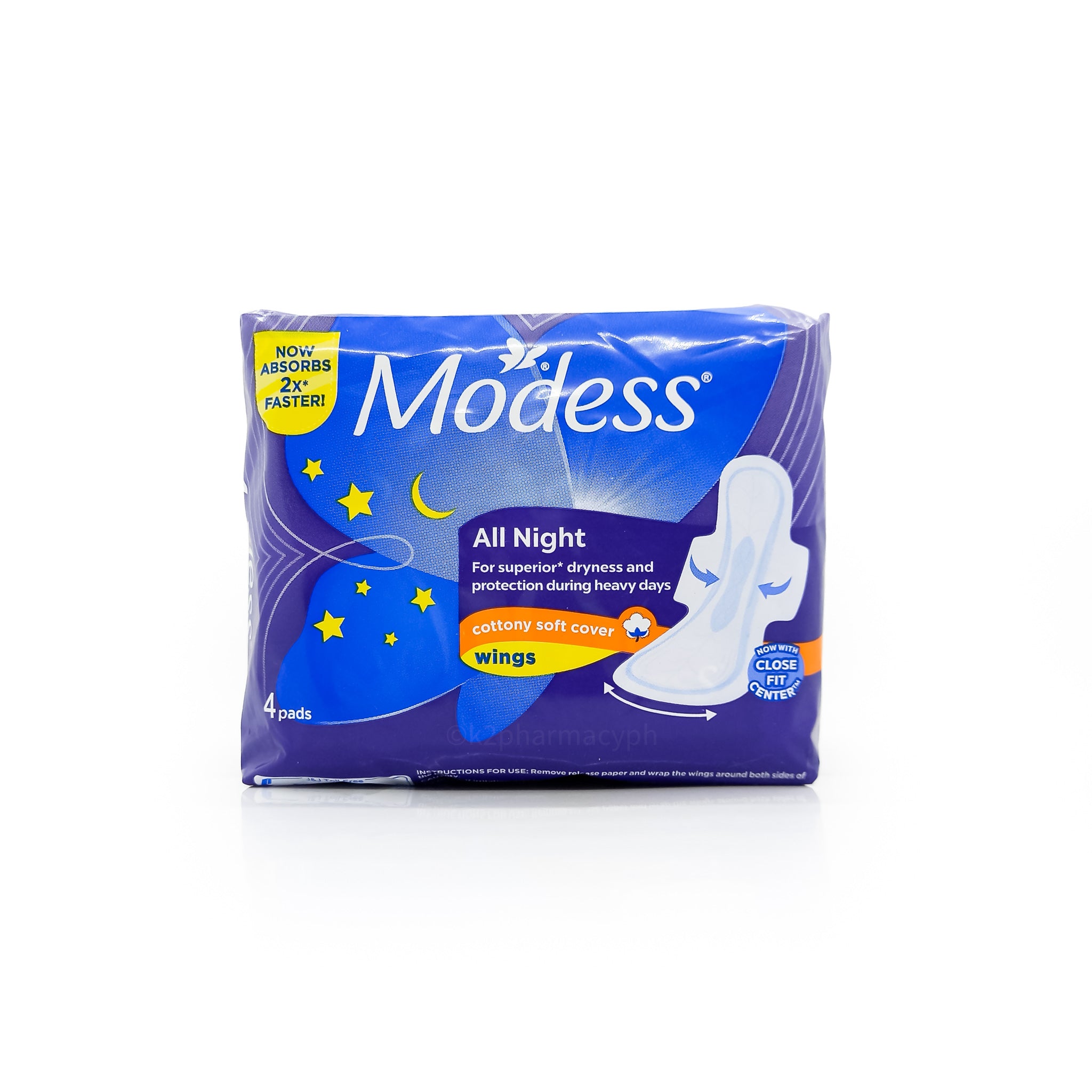All / Modess® All Night Napkins With Wings 4s