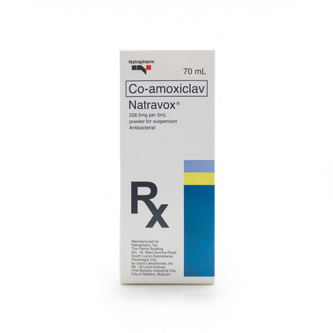 Natravox® 228.5mg per 5mL Powder for Suspension 70mL
