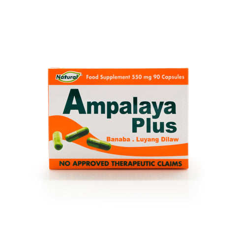 Ampalaya Plus Banaba Luyang Dilaw 550mg Capsules