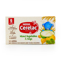 Nestle® Cerelac® Infant Cereals Mixed Vegetables & Soya 120g