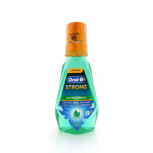 Oral B® Rinse Extra Fresh  Strong Minty Cool 500mL Right Goods Philippines Incorporated