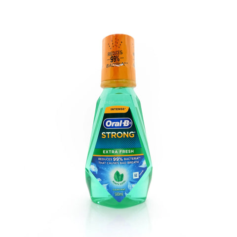 Oral B® Rinse Extra Fresh  Strong Minty Cool 500mL Right Goods Philippines Incorporated