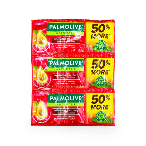 Palmolive® Nourished & Long Shampoo & Conditioner 15mL